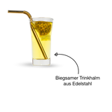 Wiederverwendbarer Trinkhalm