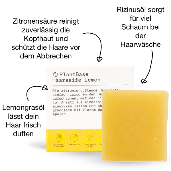 Haarseife Lemon 100g